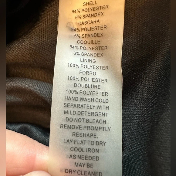 NWT VINCE CAMUTO | Black Off The Shoulder Dress 4 - Picture 8 of 14